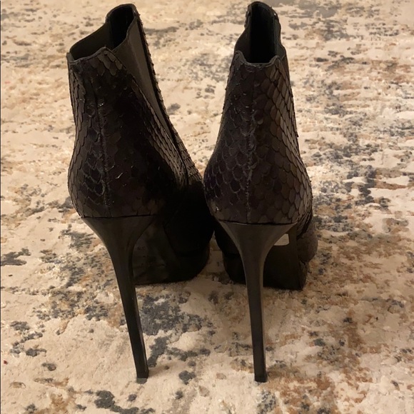 COPY - YSL black python bootie - Picture 7 of 11
